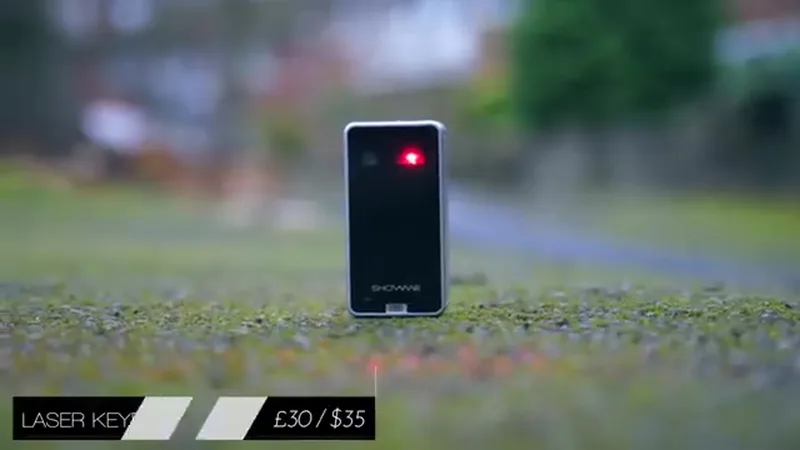 Laser Projection Keyboard