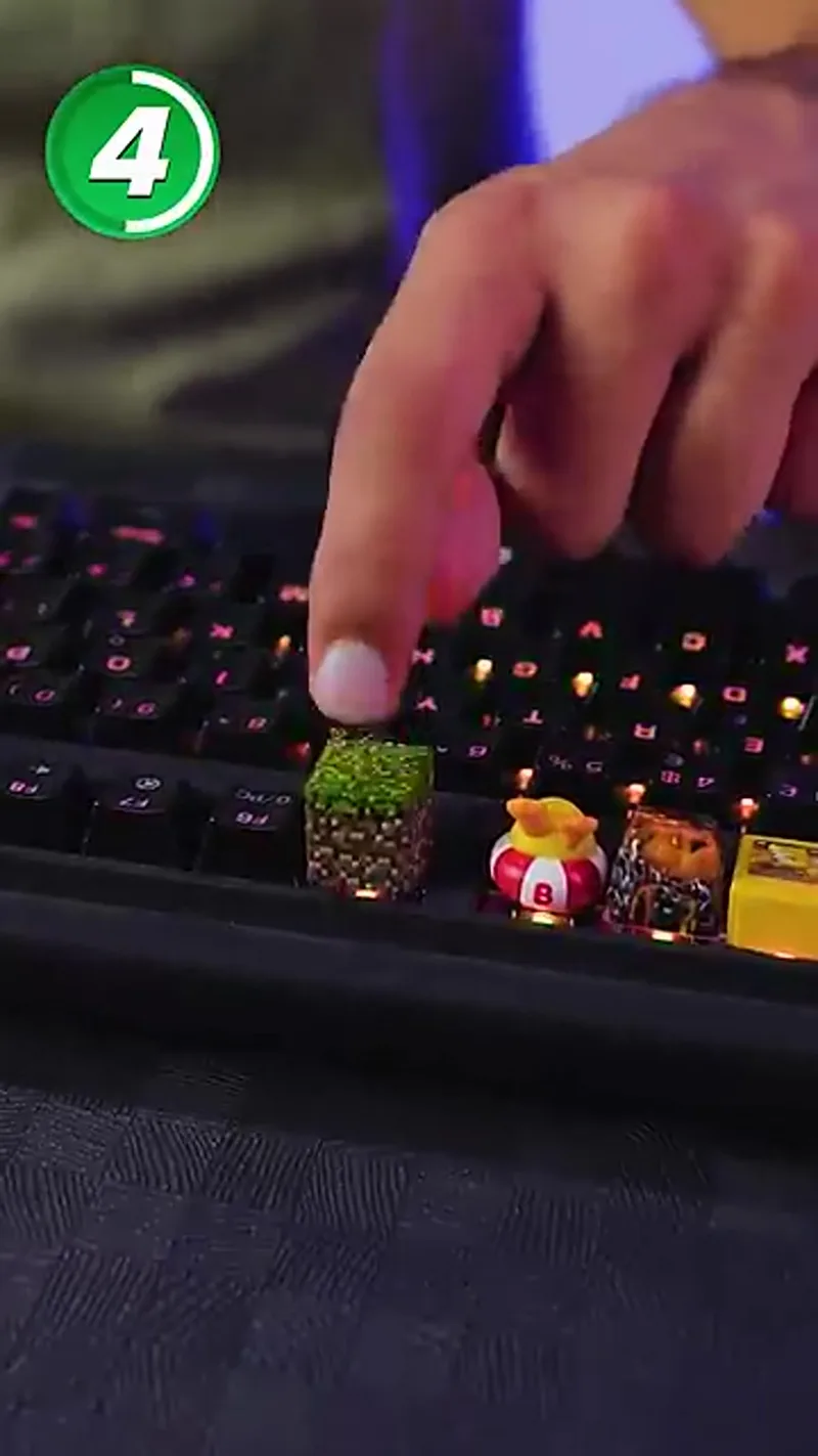 Minecraft Block Keycap