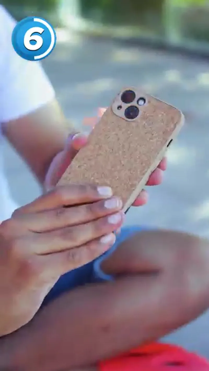 Cork phone case