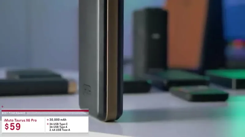 iMuto X6 Pro 30000mAh Power Bank
