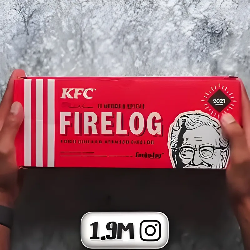 KFC Scented Fire Log