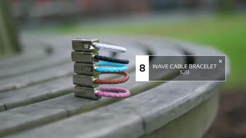 Infinity Links Wave Cable Bracelet