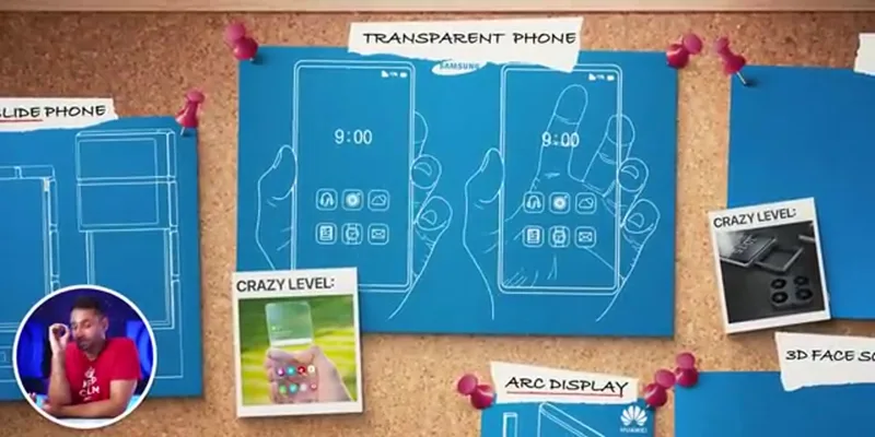 Samsung transparent phone concept