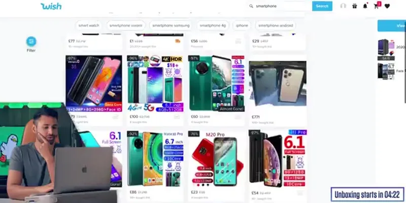 Fake iPhone 11 Pro (cheaper Wish clone)