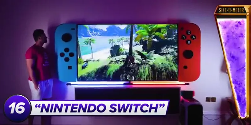 Giant 100-inch Nintendo Switch