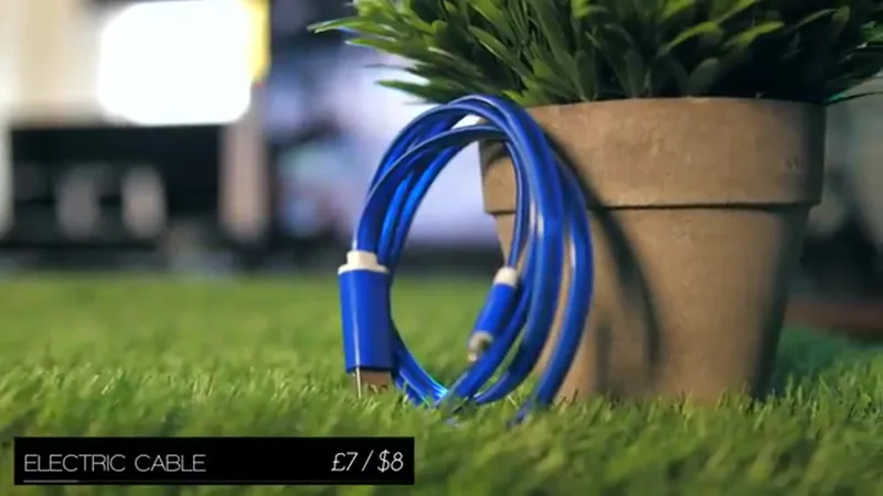 LED Optical Charging Cable