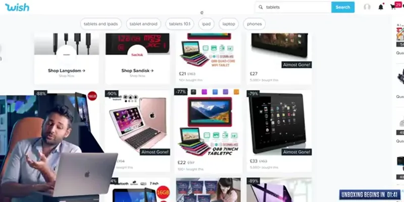 Wish 22 Pound Android Tablet