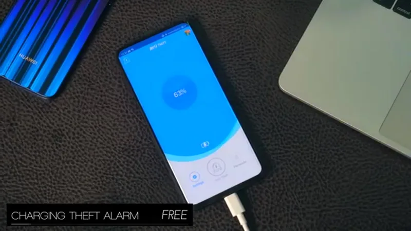 Charging Theft Alarm