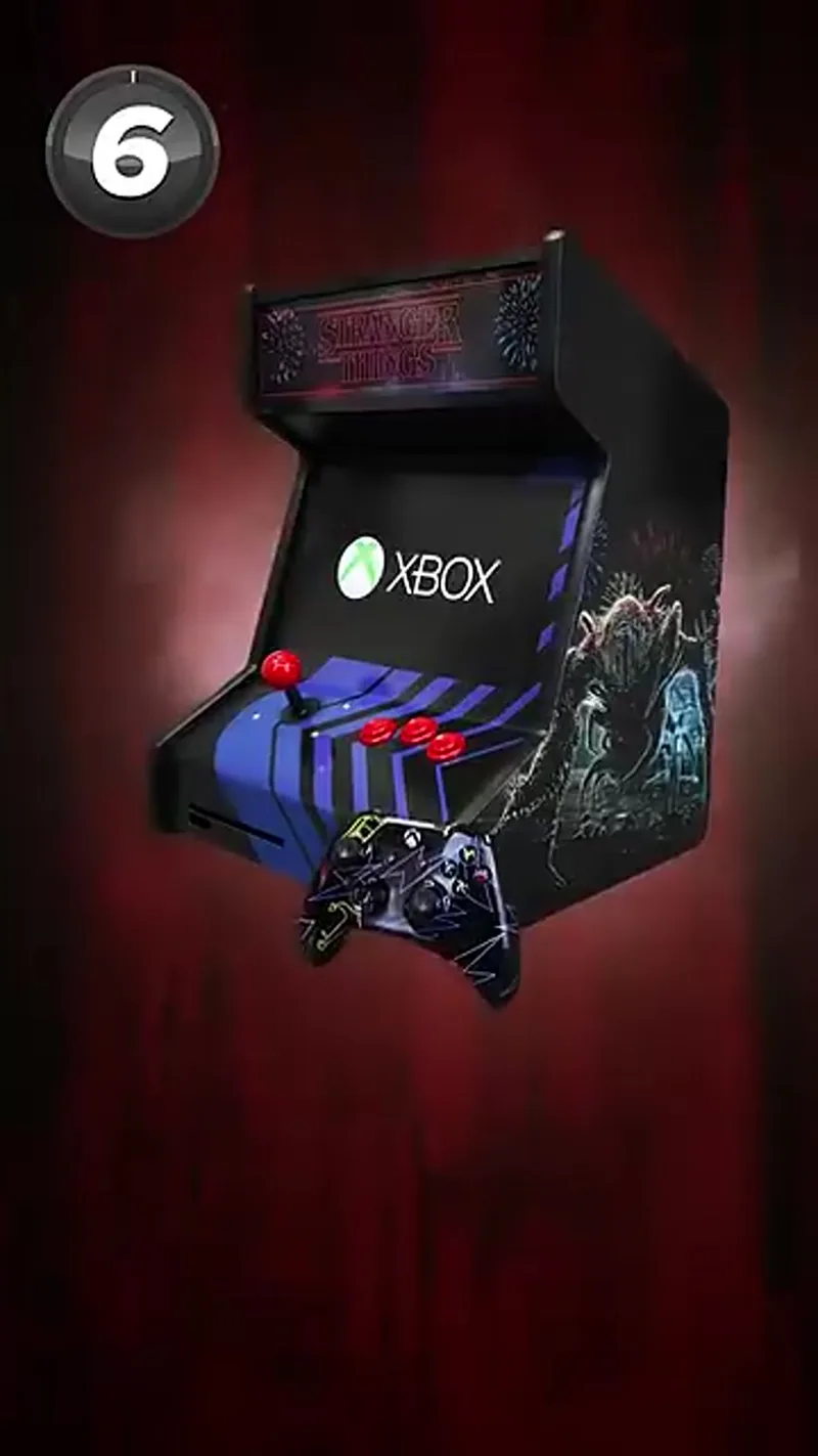 Stranger Things Xbox Arcade Cabinet