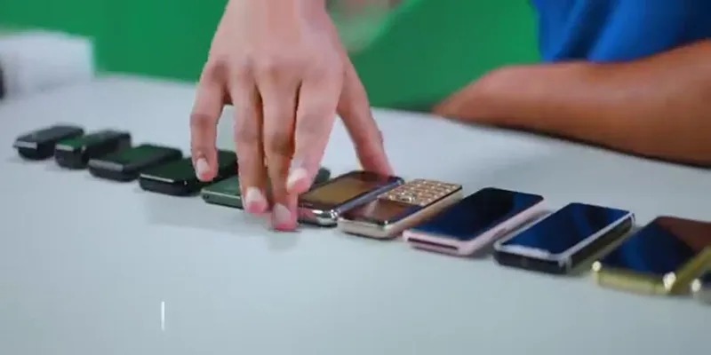 Mini iPhone X Clone (white and silver)