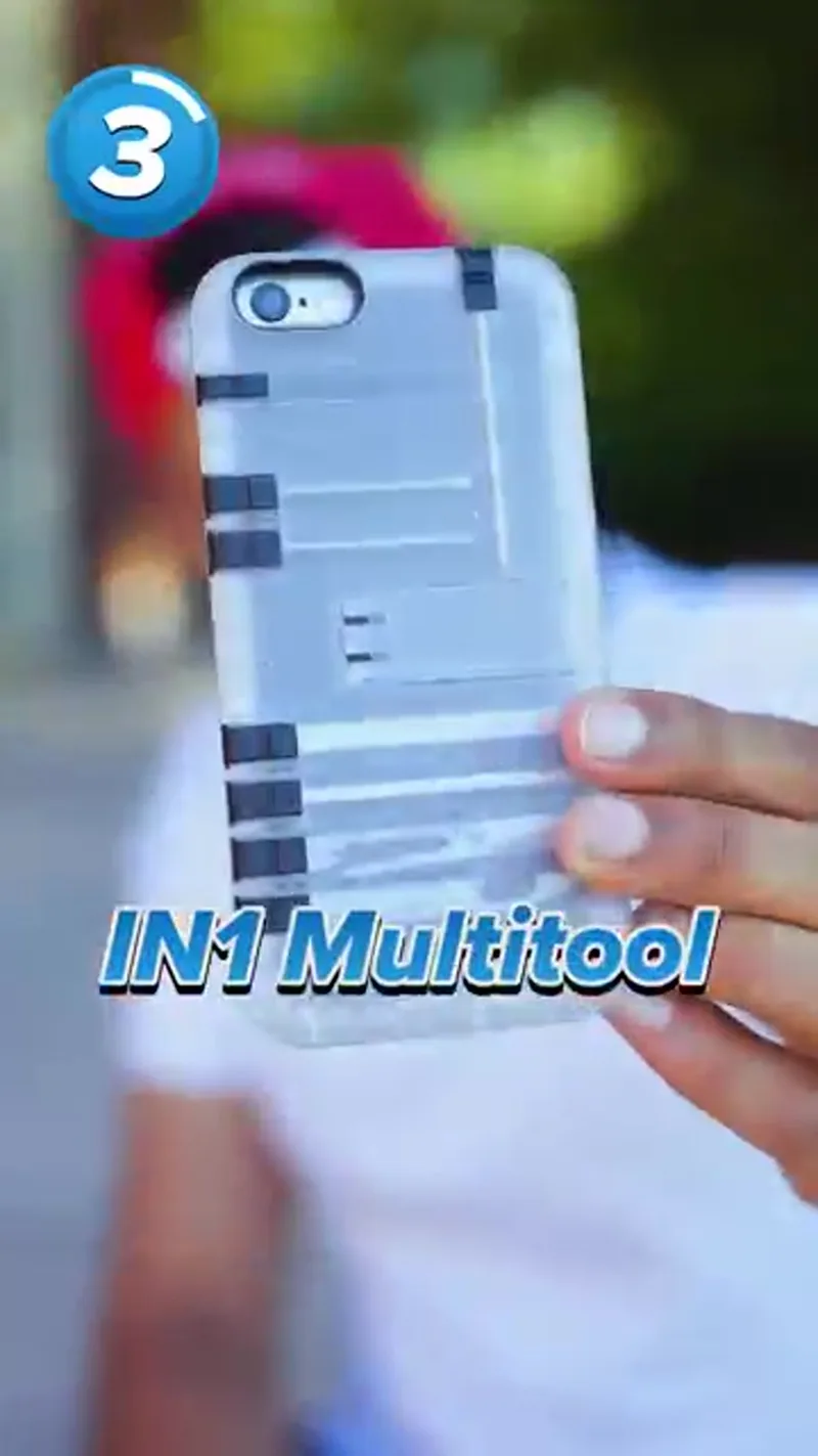 All-in-one multi-tool phone case