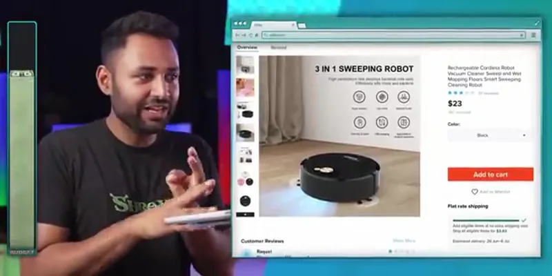 Wish robot vacuum