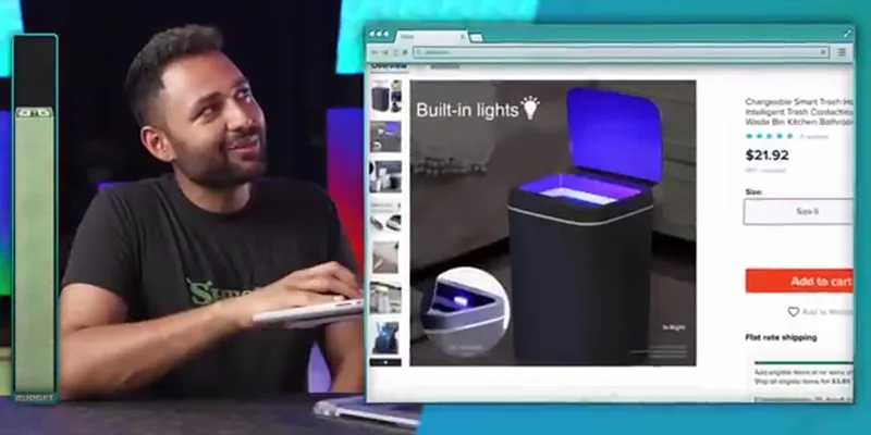 Wish automatic smart trash can