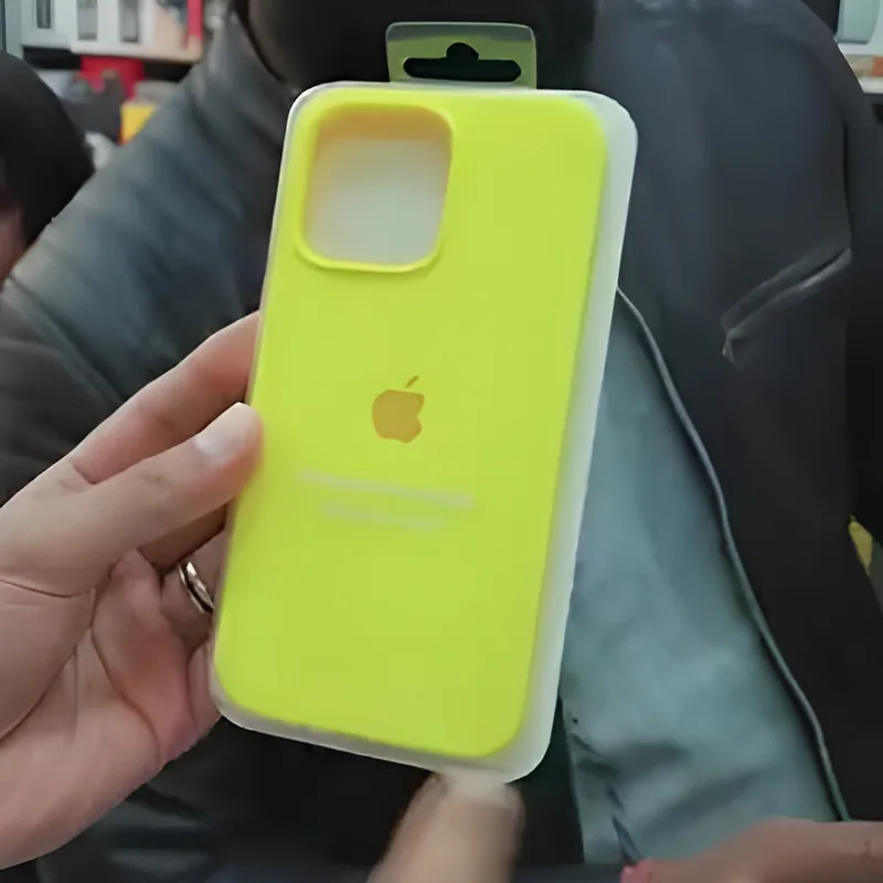 Fake Apple Silicone iPhone Case