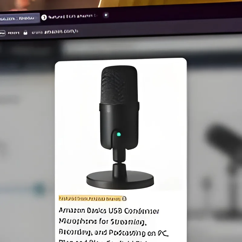 Amazon Basics Desktop Microphone