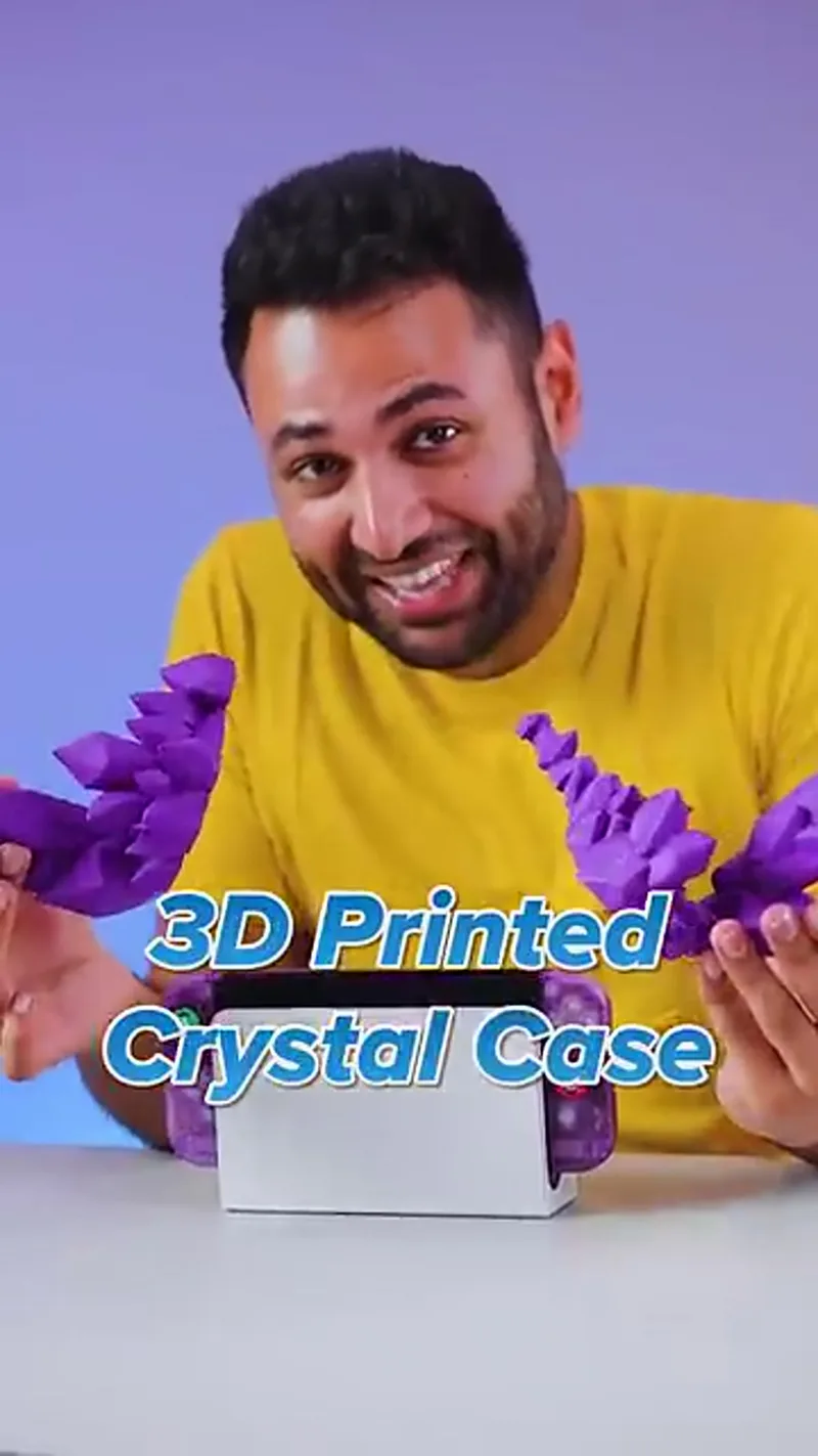 3D Printed Crystal Switch Case