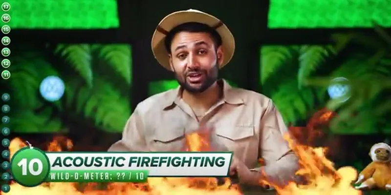 Sound-wave firefighting drones