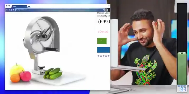 Spring-loaded Vegetable Slicer
