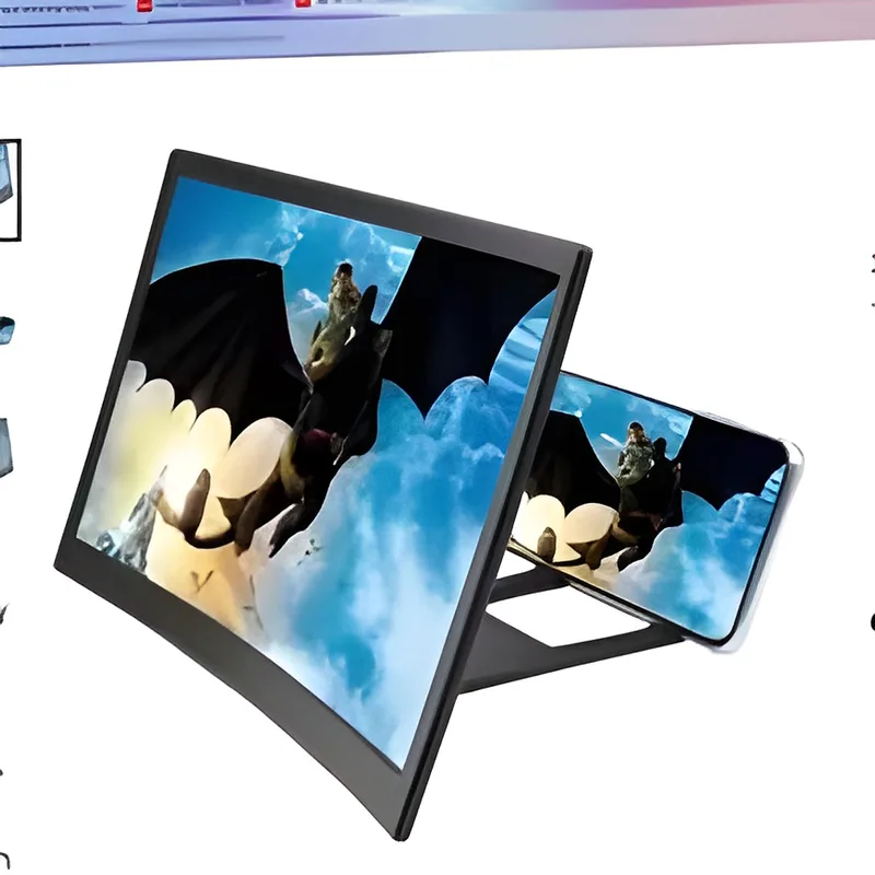 Curved Phone Screen Magnifier