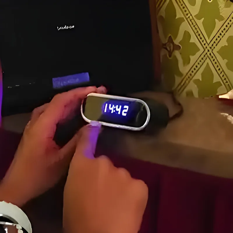 Spy camera alarm clock