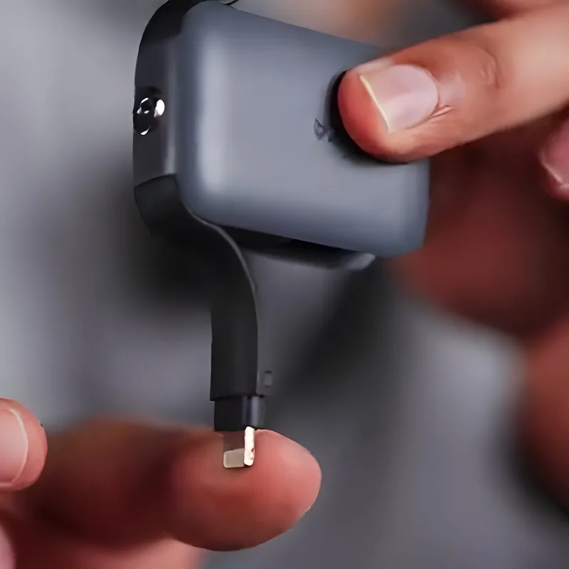 Rolling Square Keychain Power Bank