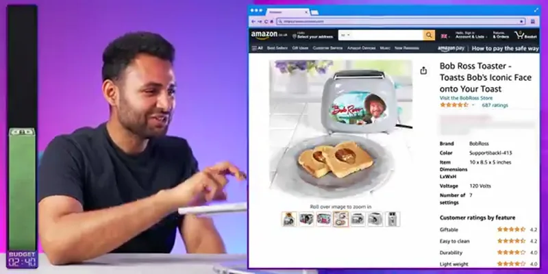 Bob Ross Toaster
