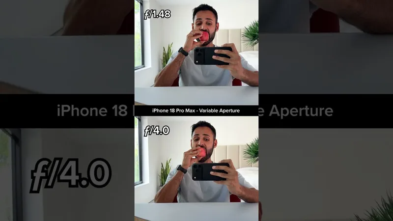 iPhone 18 Pro - Does variable aperture matter?