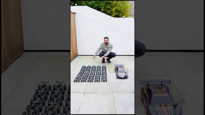 20 vs 1 RC Cars